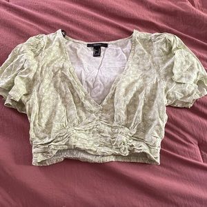 Forever 21 cropped blouse